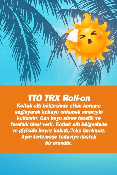 TTO TRX Terleme Karşıtı Roll-On 45 ml