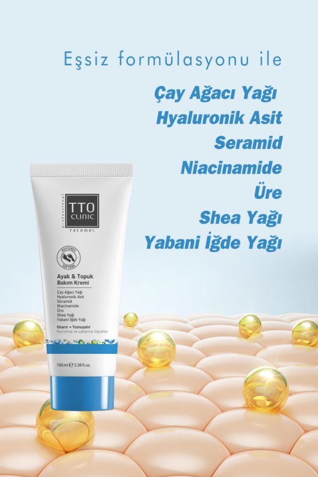 TTO Clinic Ayak & Topuk Bakım Kremi 100 ml