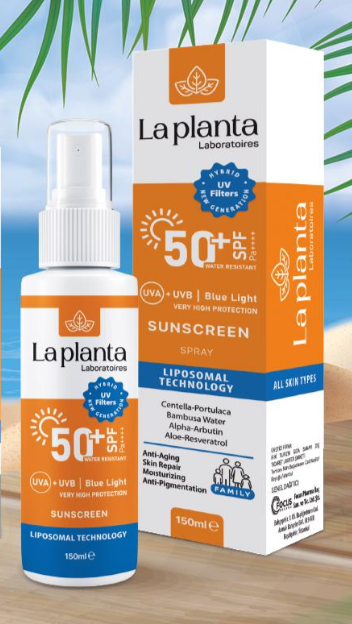 La Planta Lipozomal SPF 50+ Anti Pigmentation Güneş Koruyucu Sprey 150 ml