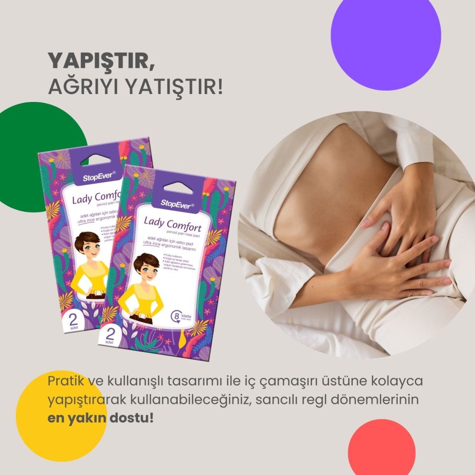 StopEver Lady Comfort Isıtıcı Ped 2'li