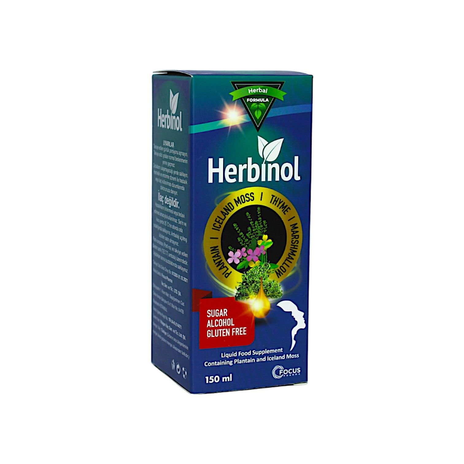 Herbinol Bitkisel Çocuk ve Yetişkin Şurubu 150 ml
