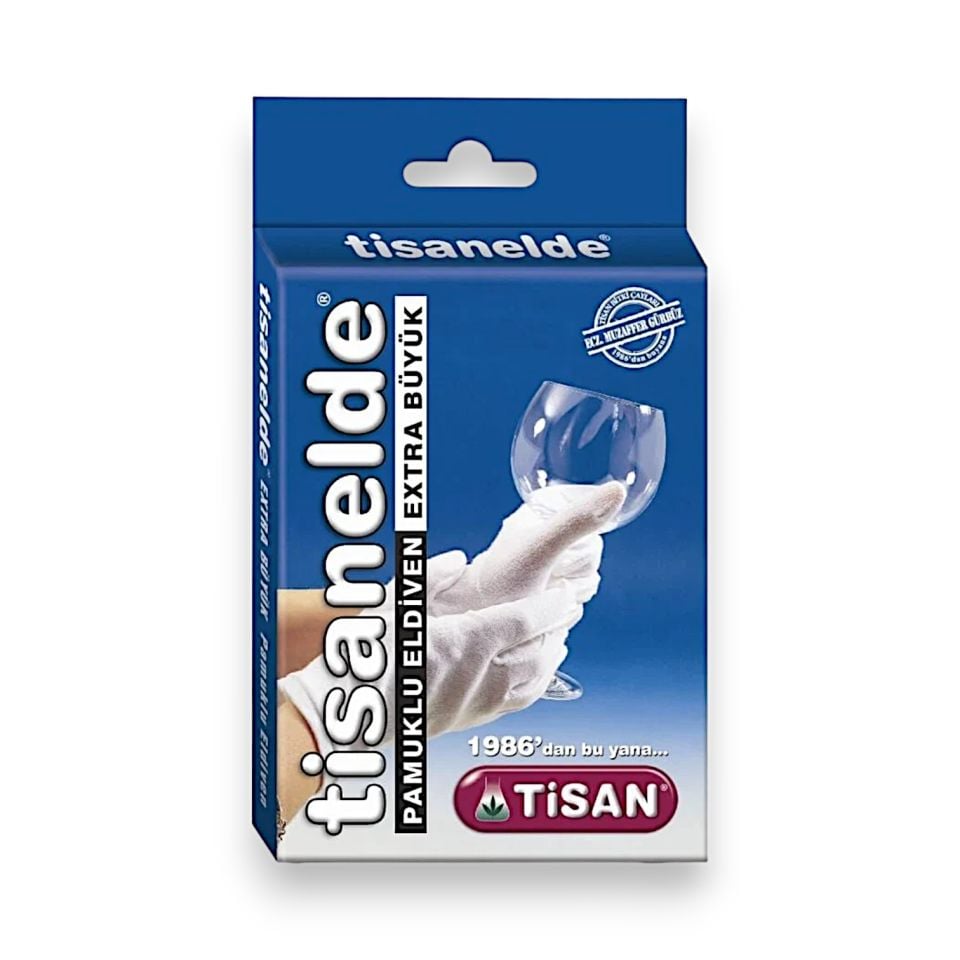Tisan Tisanelde Pamuklu Eldiven Extra Büyük
