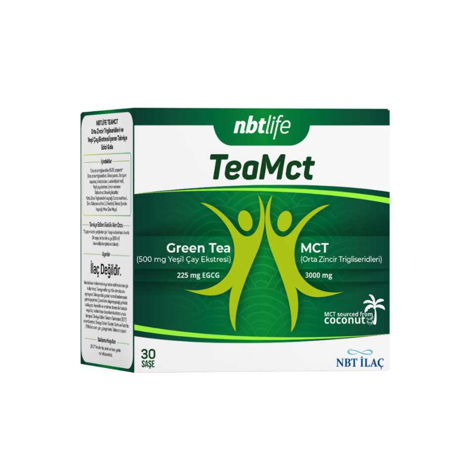 NBT TeaMct Yeşil Çay ve MCT İçeren 30 Saşe