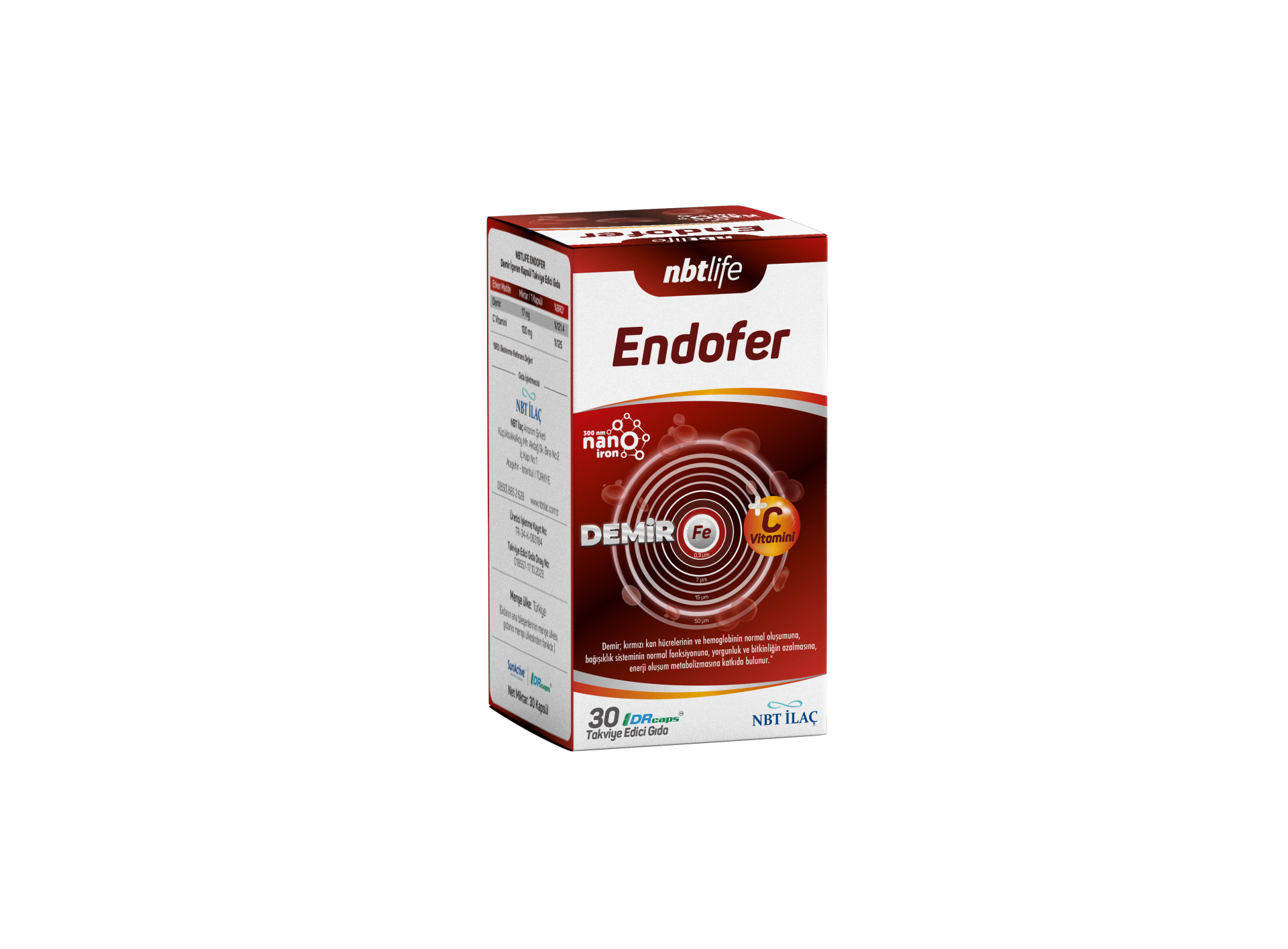 NBT Endofer Demir 30 Kapsül