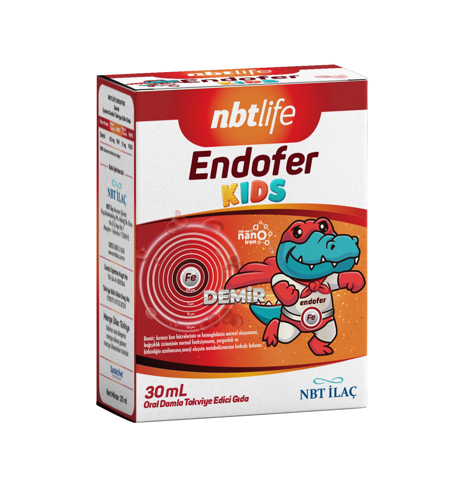NBT Endofer Kids Demir Oral Damla 30 mL