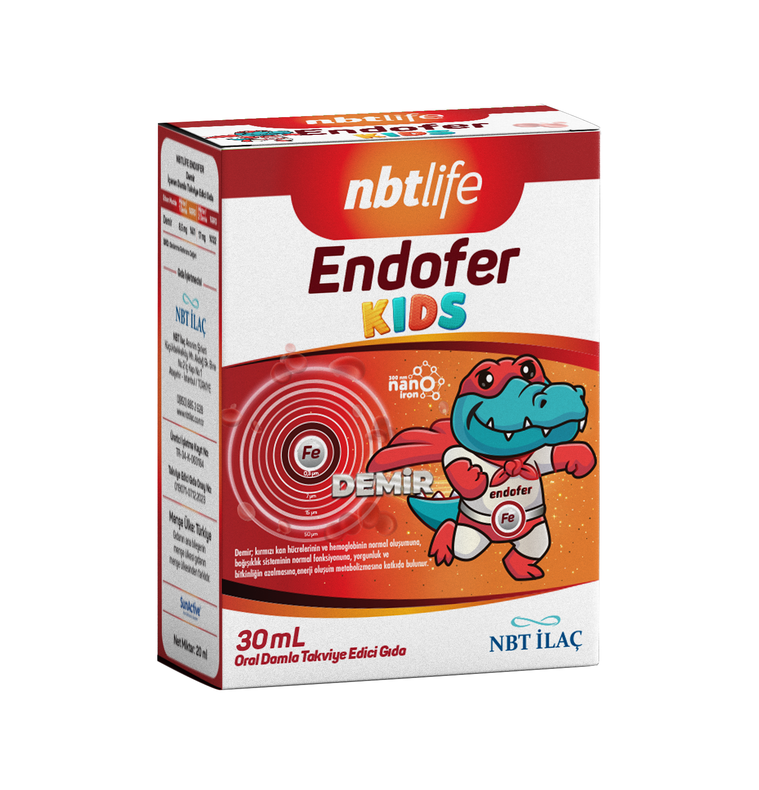 NBT Endofer Kids Demir Oral Damla 30 mL