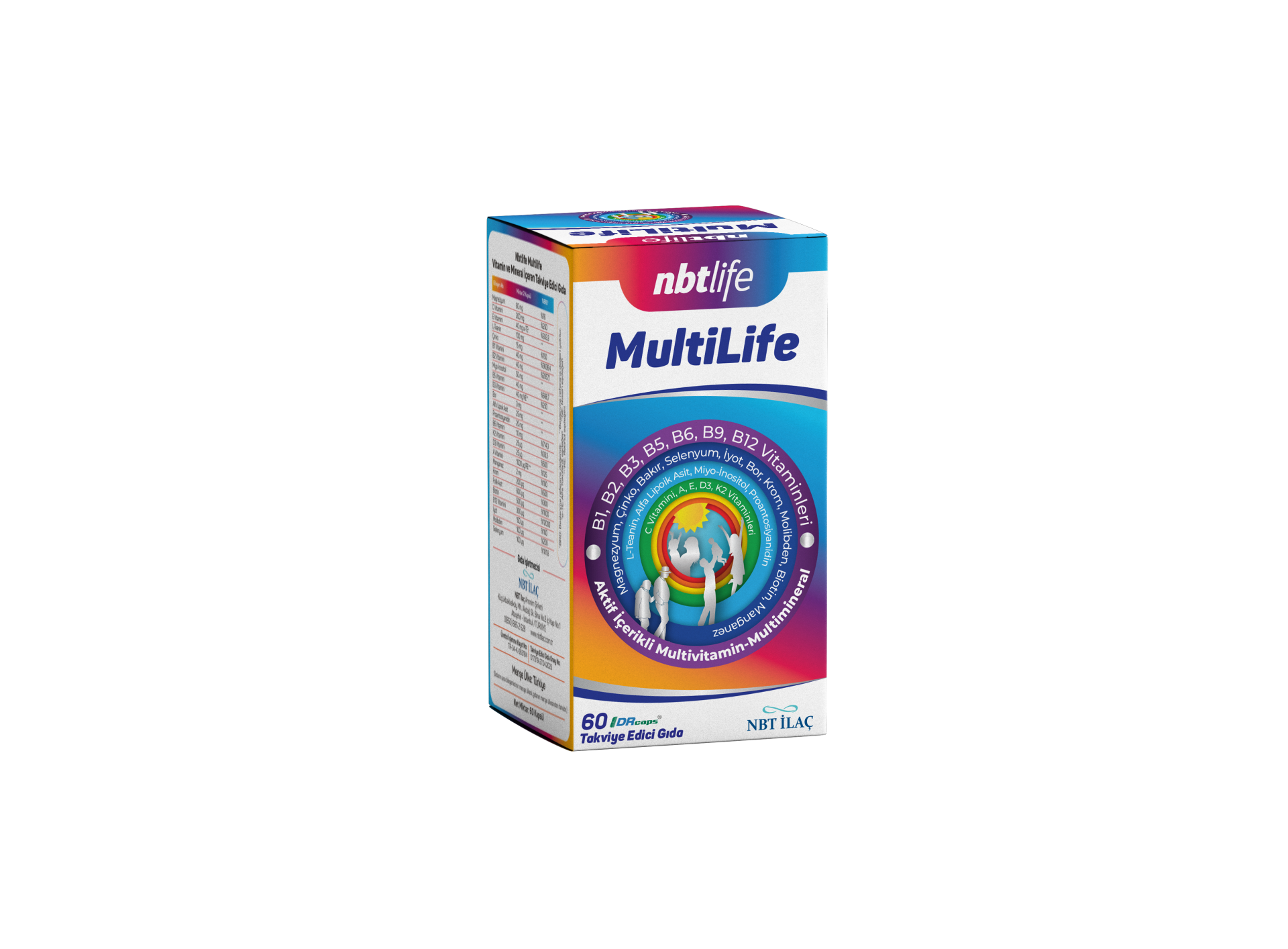 NBT MultiLife Multivitamin 60 Kapsül