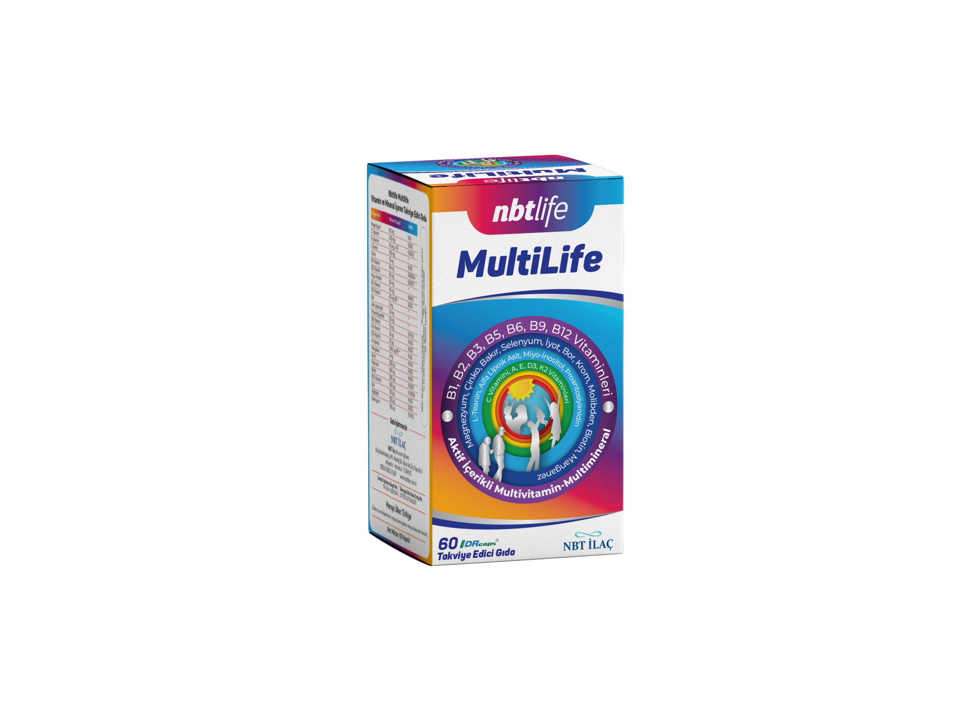 NBT MultiLife Multivitamin 60 Kapsül