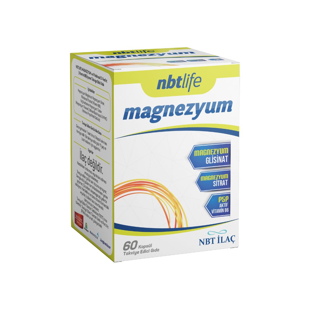NBT Magnezyum P5P 60 Kapsül