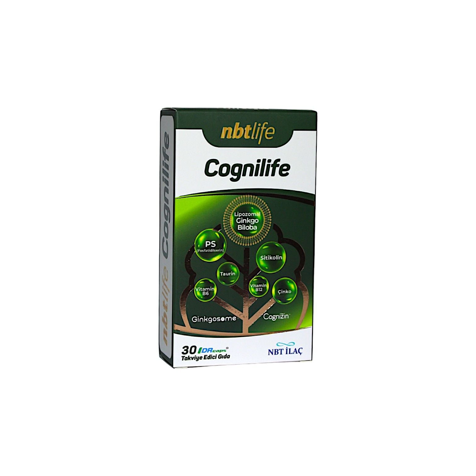 NBT Cognilife Lipozomal Ginkgo Biloba 30 Kapsül