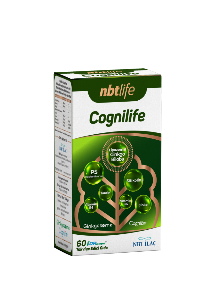 NBT Cognilife Lipozomal Ginkgo Biloba 60 Kapsül