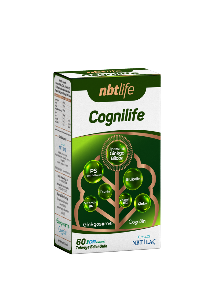 NBT Cognilife Lipozomal Ginkgo Biloba 60 Kapsül