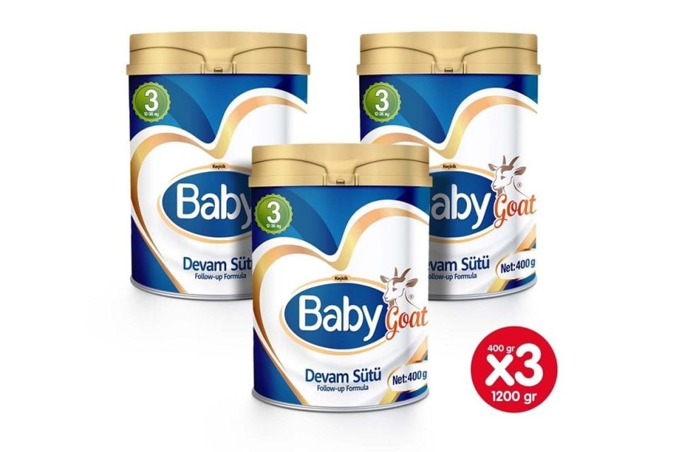 Babygoat Keçi Bebek Sütü 400 gr (12-36 Ay No:3) 3LÜ