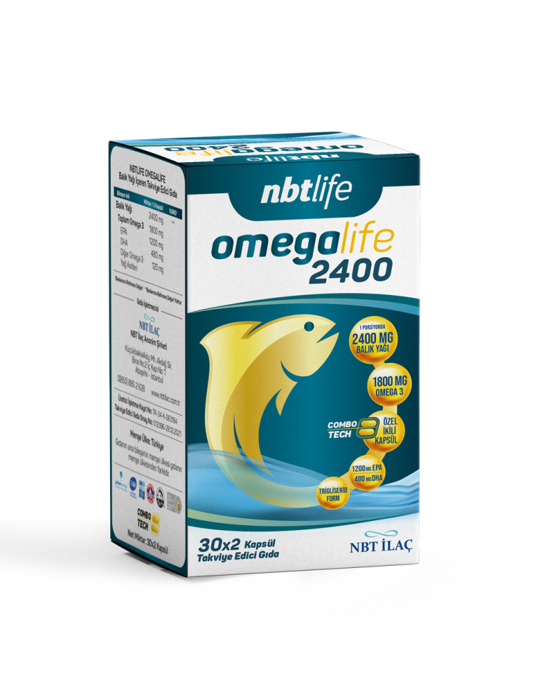 NBT Omegalife 2400 Balık Yağı 30x2 Kapsül
