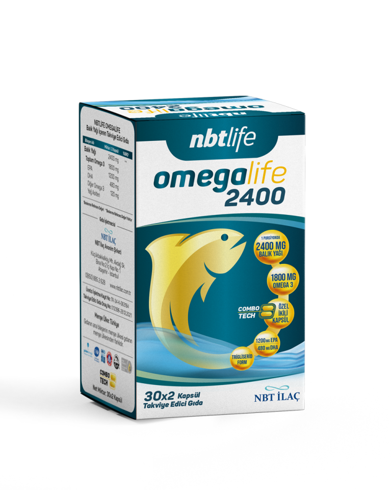 NBT Omegalife 2400 Balık Yağı 30x2 Kapsül