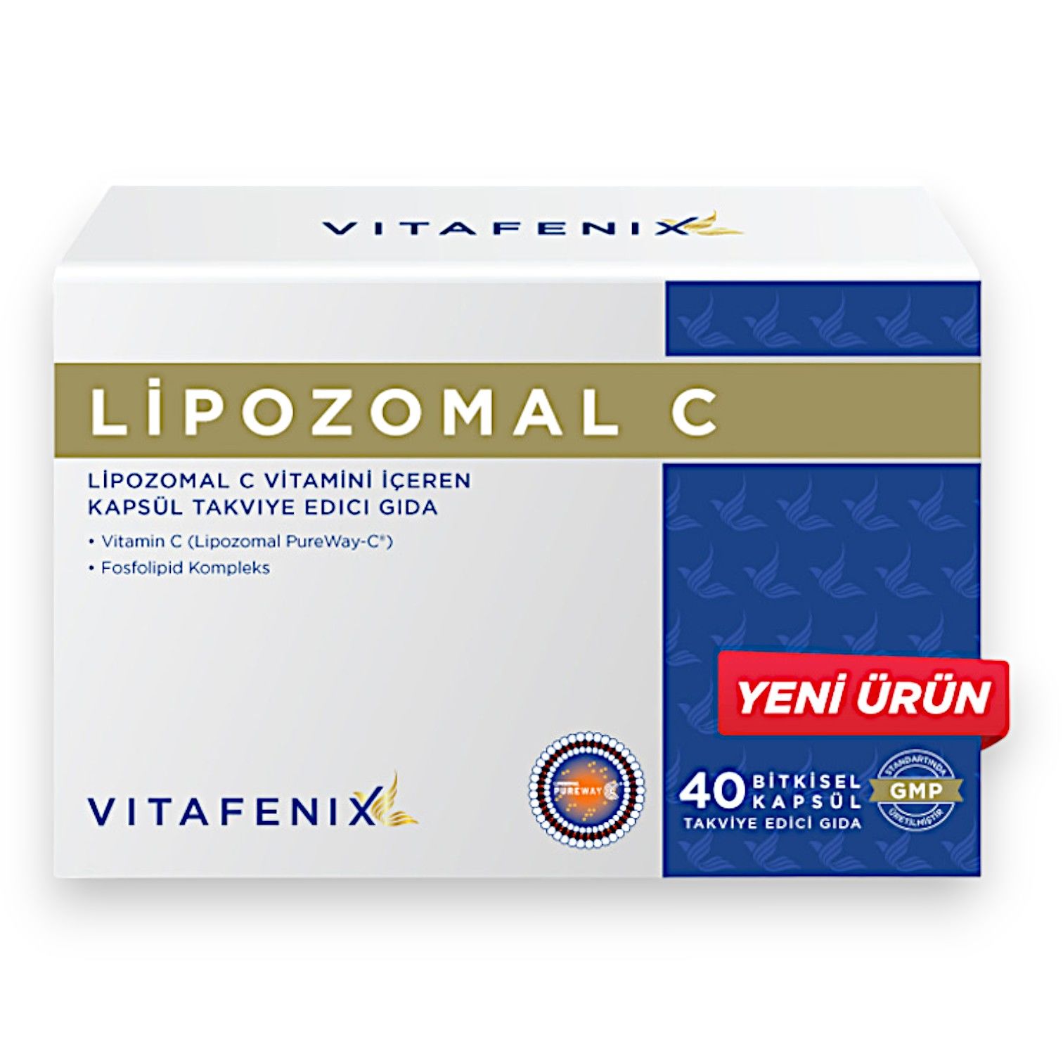 Vitafenix Lipozomal C Vitamini 40 Bitkisel Kapsül