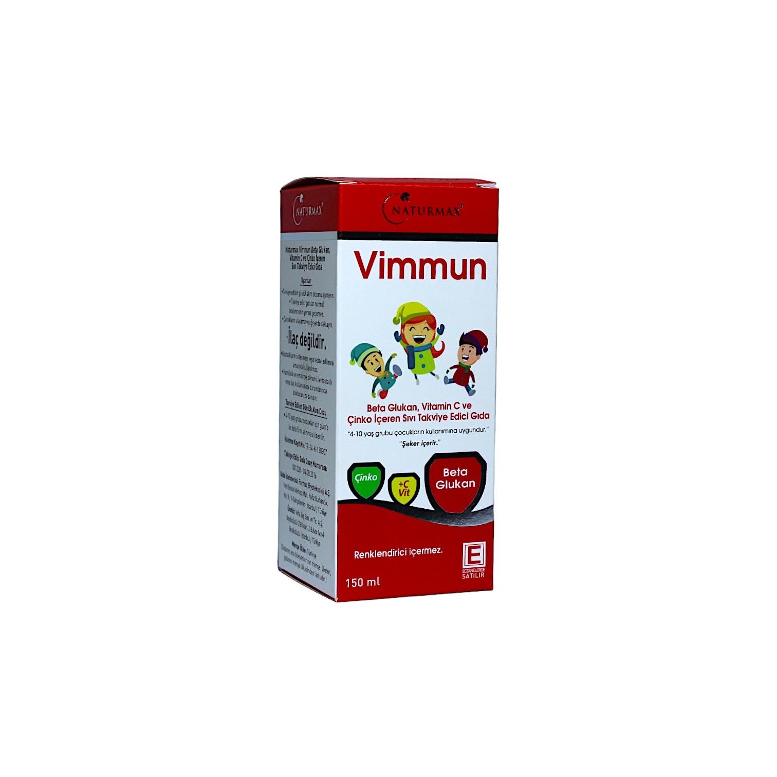 Vimmun Beta Glucan Şurup 150 mL