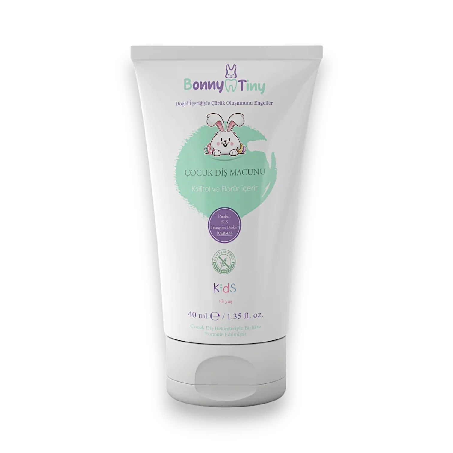 Bonny Tiny Çocuk Diş Macunu Kids 40 ml (3 yaş+)