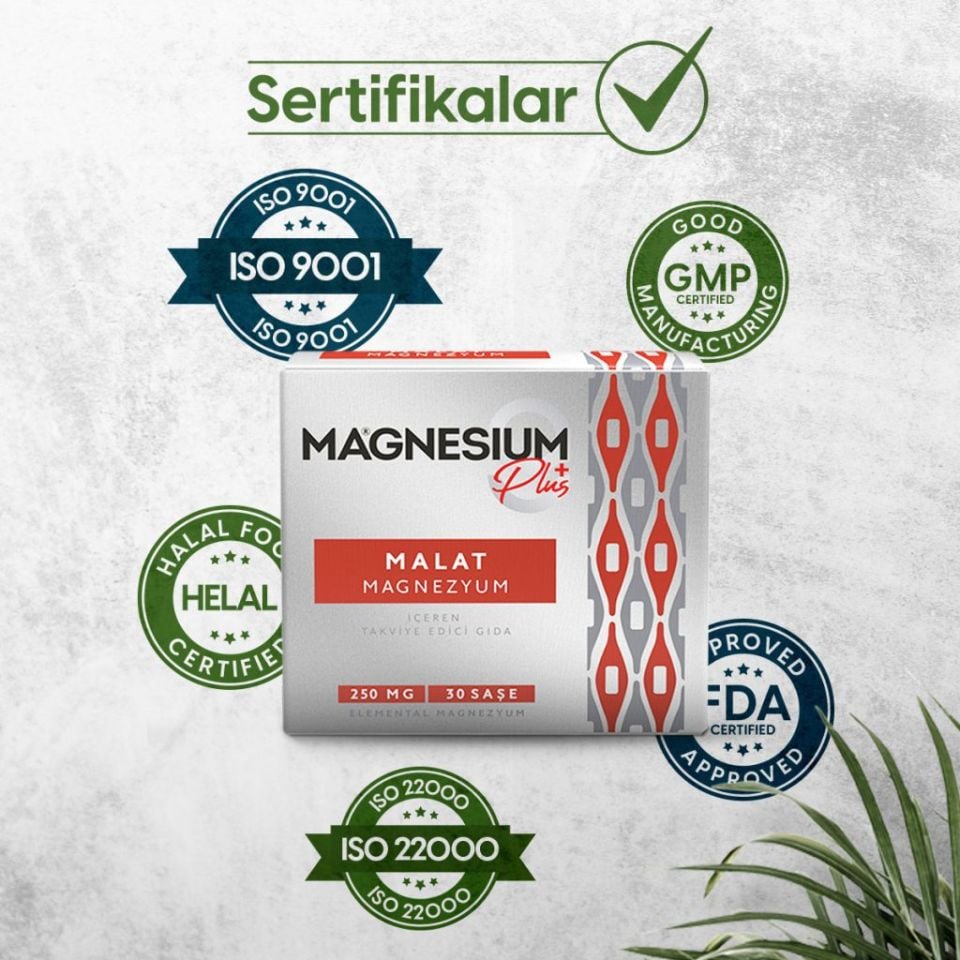 Goodday Magnesium +Plus Magnezyum Malat 30 Saşe