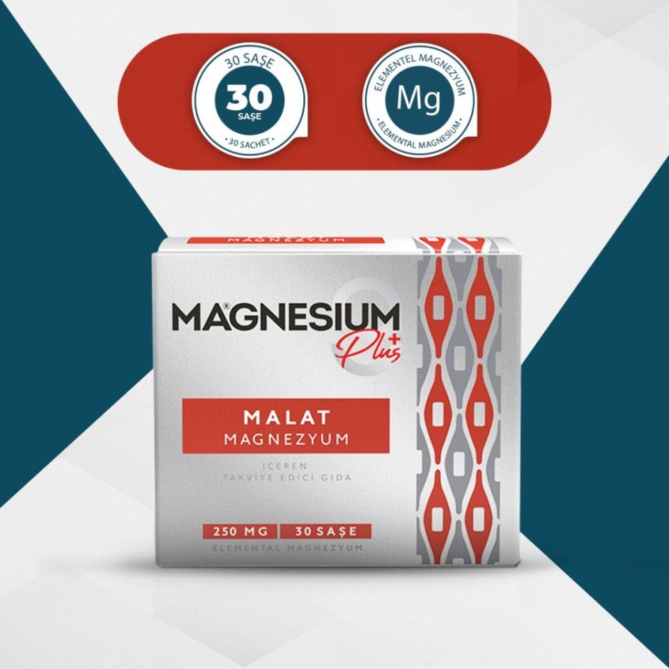 Goodday Magnesium +Plus Magnezyum Malat 30 Saşe