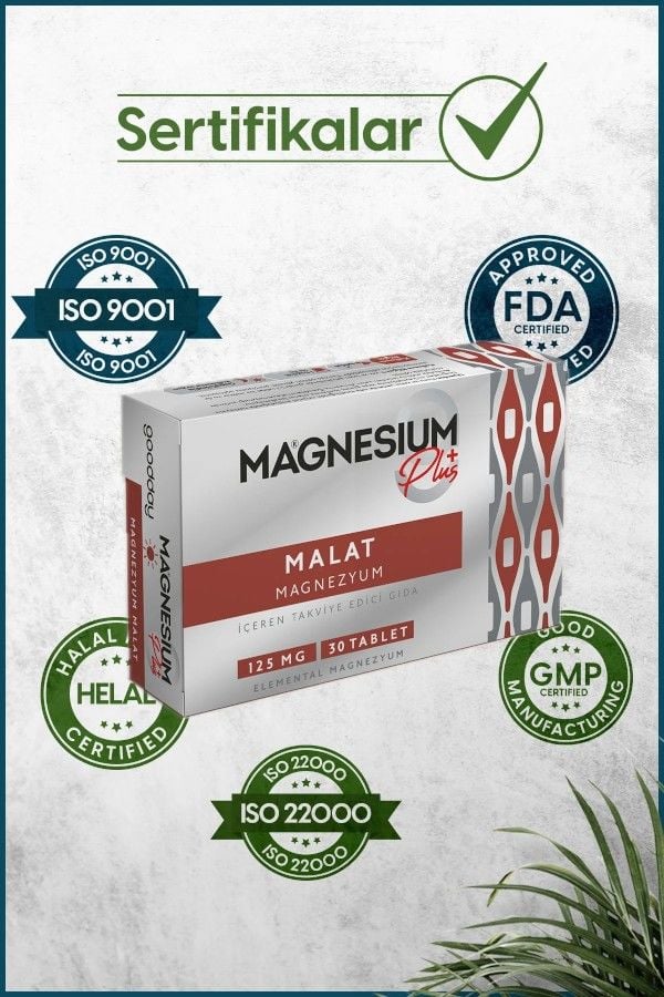 Goodday Magnesium +Plus Magnezyum Malat 30 Tablet