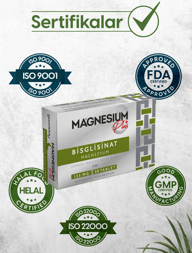 Goodday Magnesium +Plus Magnezyum Bisglisinat 30 Tablet
