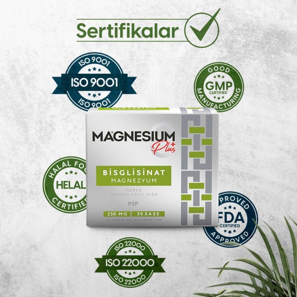 Goodday Magnesium +Plus Magnezyum Bisglisinat 30 Saşe