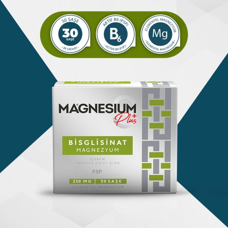 Goodday Magnesium +Plus Magnezyum Bisglisinat 30 Saşe