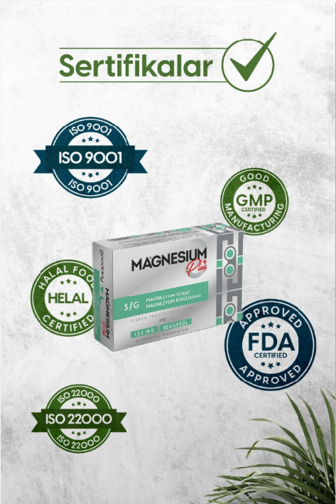 Goodday Magnesium +Plus Magnezyum Sitrat+Bisglisinat 30 Tablet