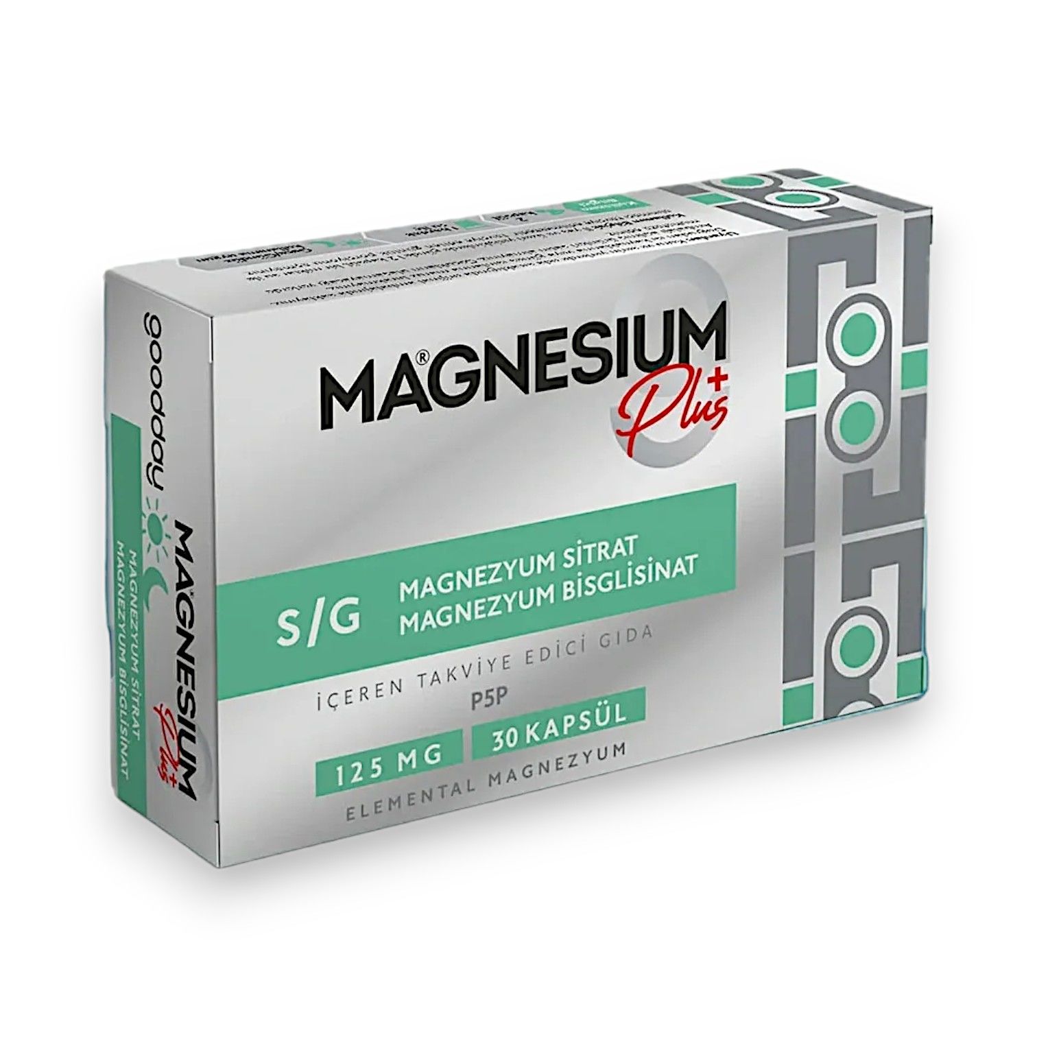 Goodday Magnesium +Plus Magnezyum Sitrat+Bisglisinat 30 Tablet