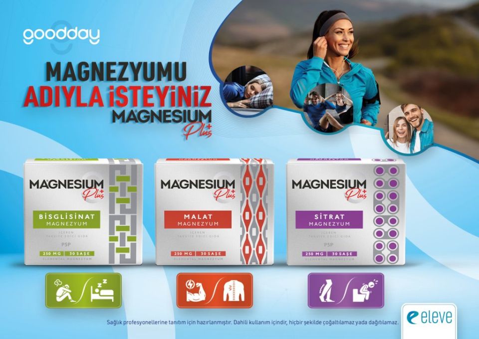 Goodday Magnesium +Plus Magnezyum Sitrat 30 Tablet