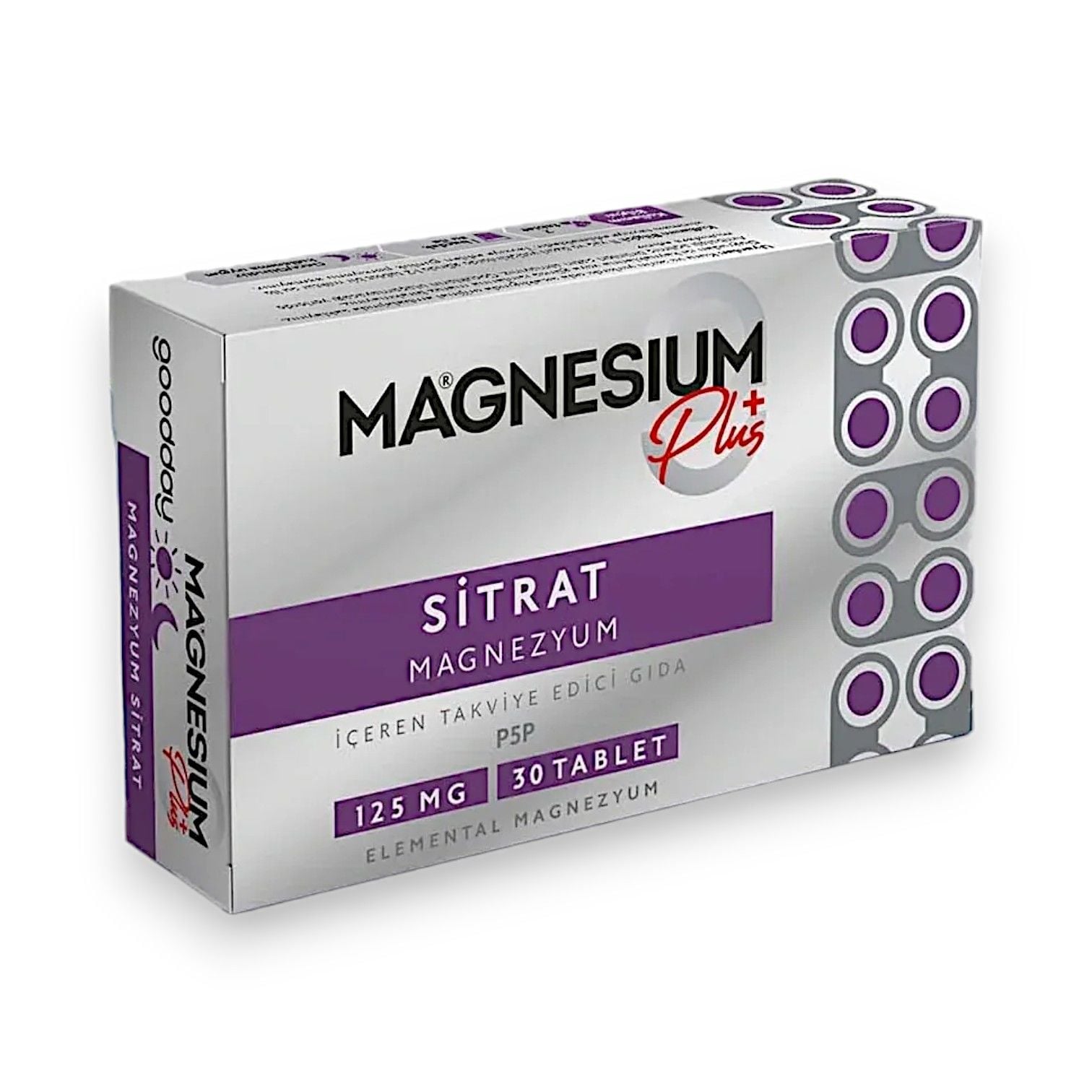 Goodday Magnesium +Plus Magnezyum Sitrat 30 Tablet