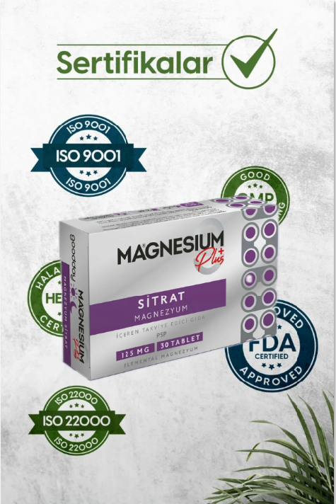 Goodday Magnesium +Plus Magnezyum Sitrat 30 Tablet