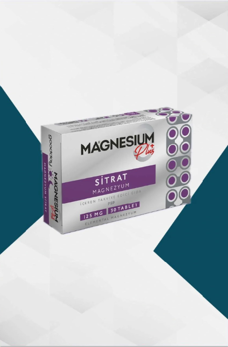 Goodday Magnesium +Plus Magnezyum Sitrat 30 Tablet