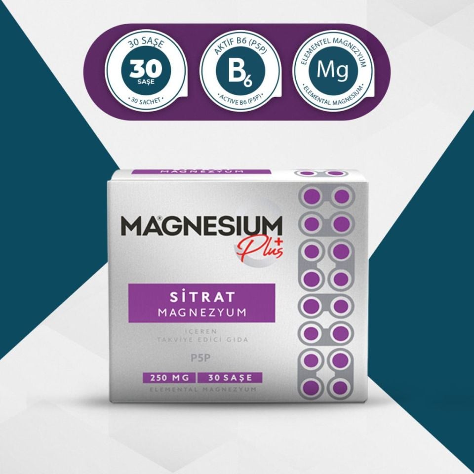 Goodday Magnesium +Plus Magnezyum Sitrat 30 Saşe