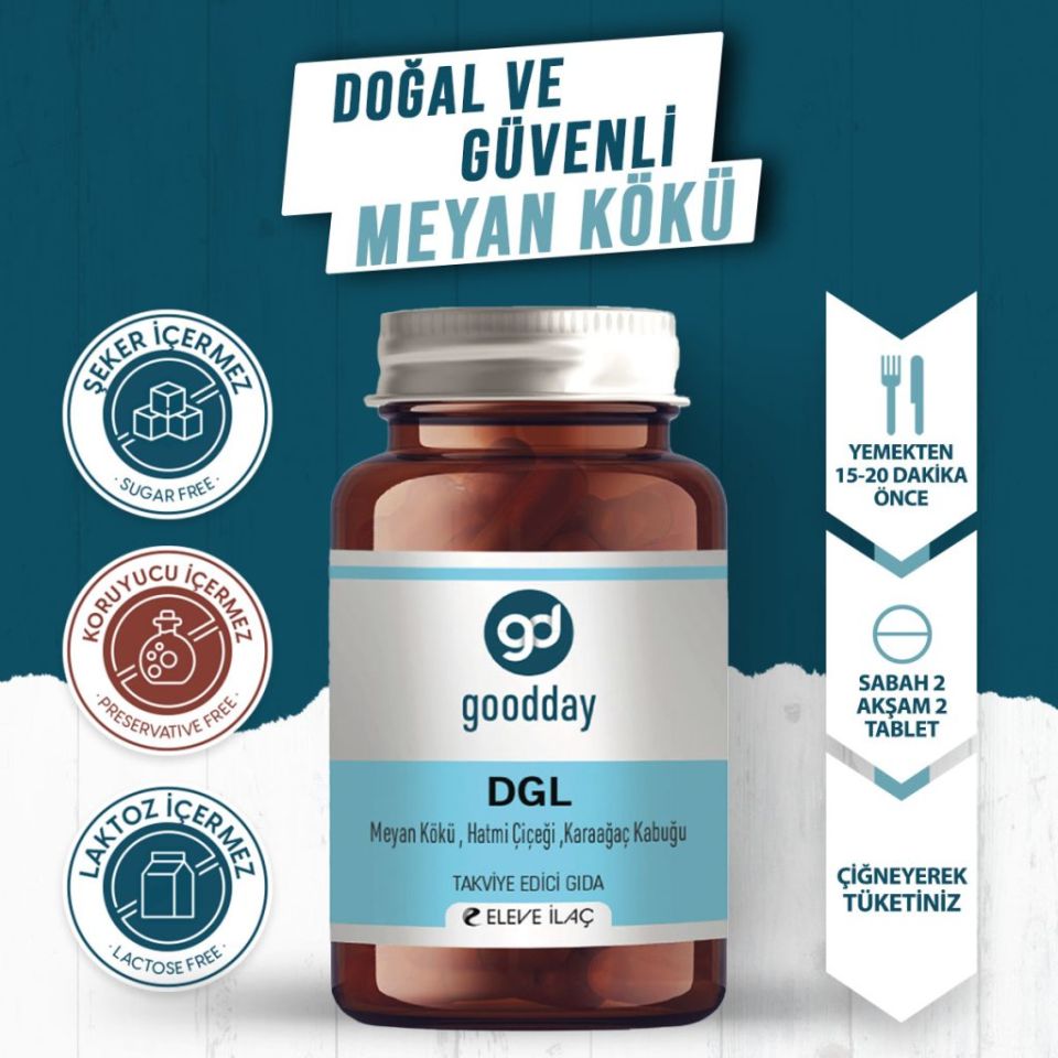 Goodday DGL 120 Çiğneme Tableti