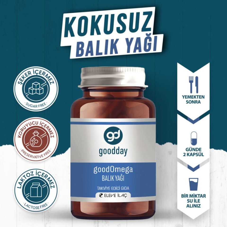 Goodday GoodOmega Balık Yağı 60 Kapsül