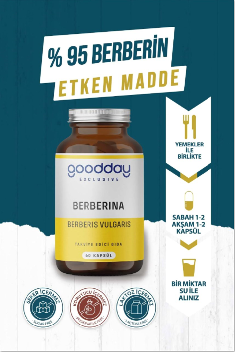 Goodday Berberina 60 Kapsül
