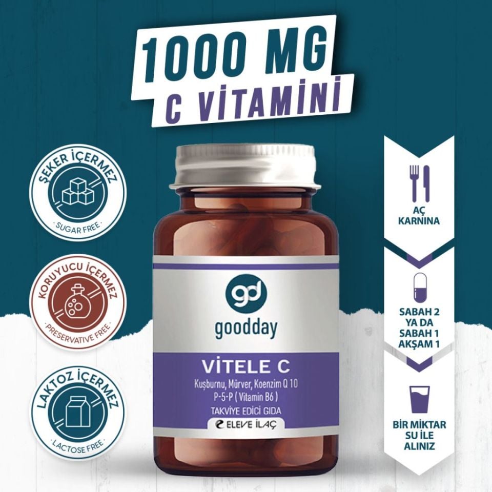Goodday Vitele C 60 Kapsül (SKT:08/2026)
