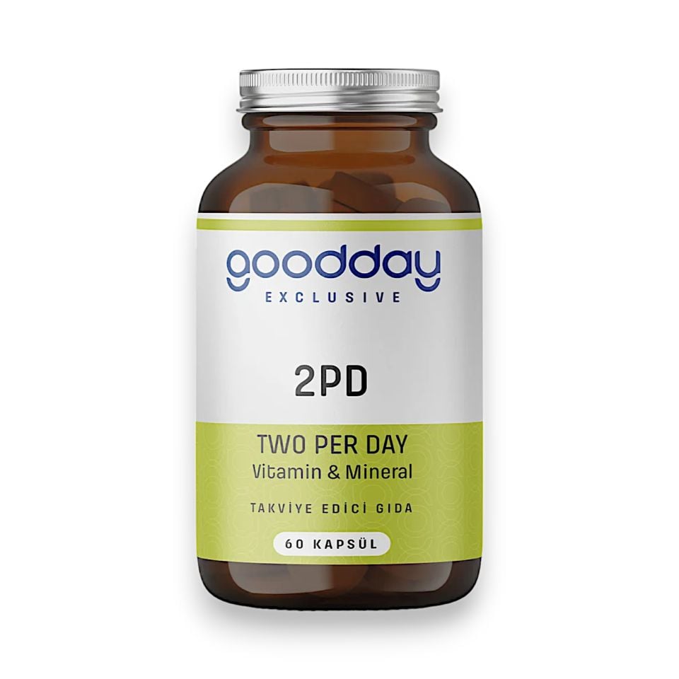 Goodday 2PD (TWO PER DAY) Multivitamin 60 Kapsül