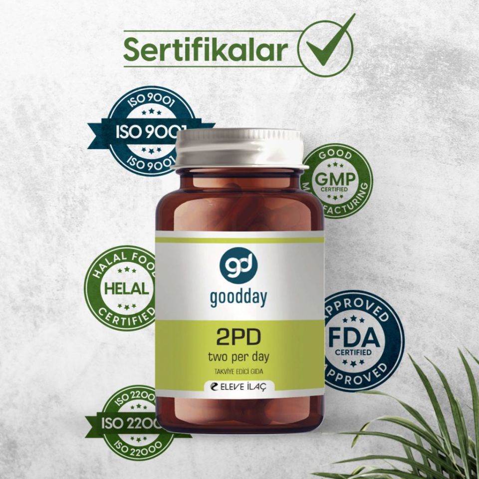 Goodday 2PD (TWO PER DAY) Multivitamin 60 Kapsül