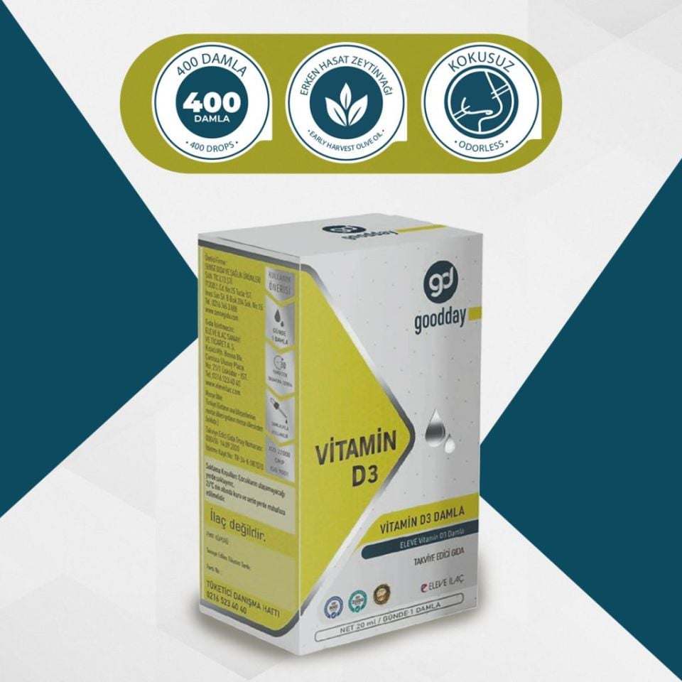 Goodday Vitamin D3 Damla 20 mL