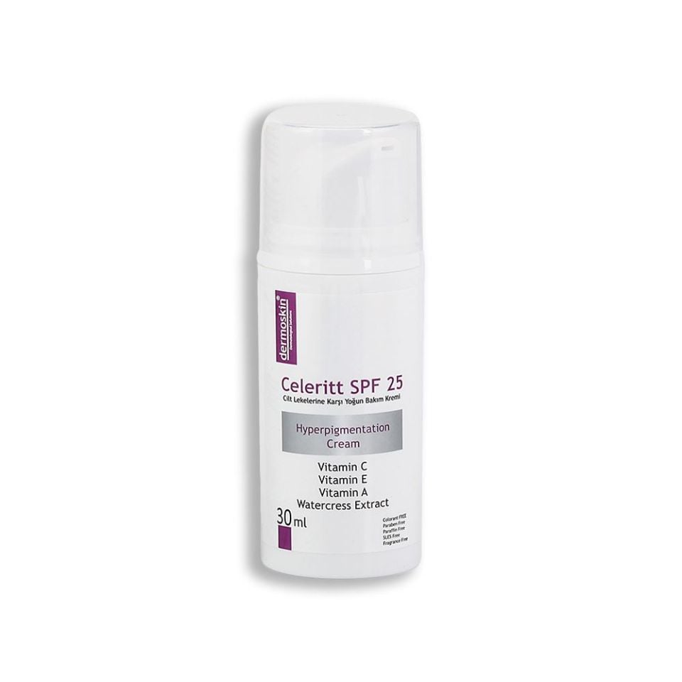 Dermoskin Celeritt SPF 25 Cilt Lekelerine Karşı Yoğun Bakım Kremi 30 ml