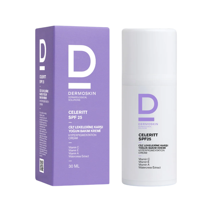 Dermoskin Celeritt SPF 25 Cilt Lekelerine Karşı Yoğun Bakım Kremi 30 ml