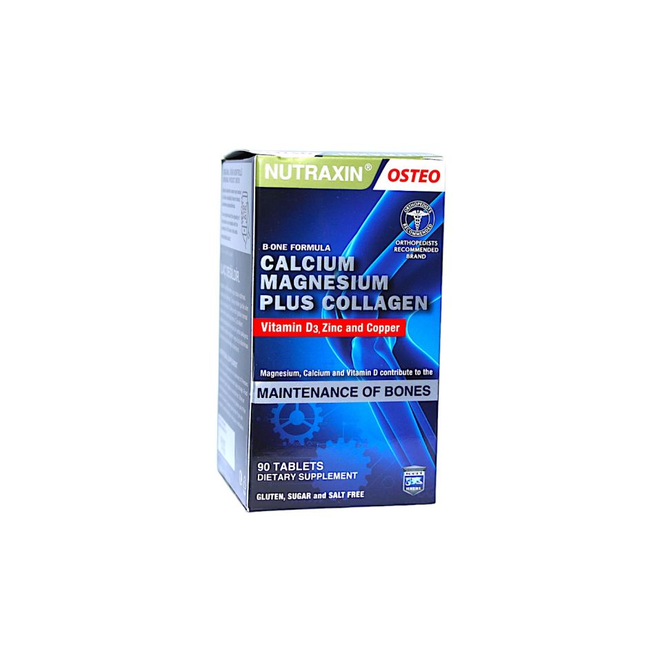 Nutraxin B-One Formula Calcium Magnesium Plus Collagen 90 Tablet