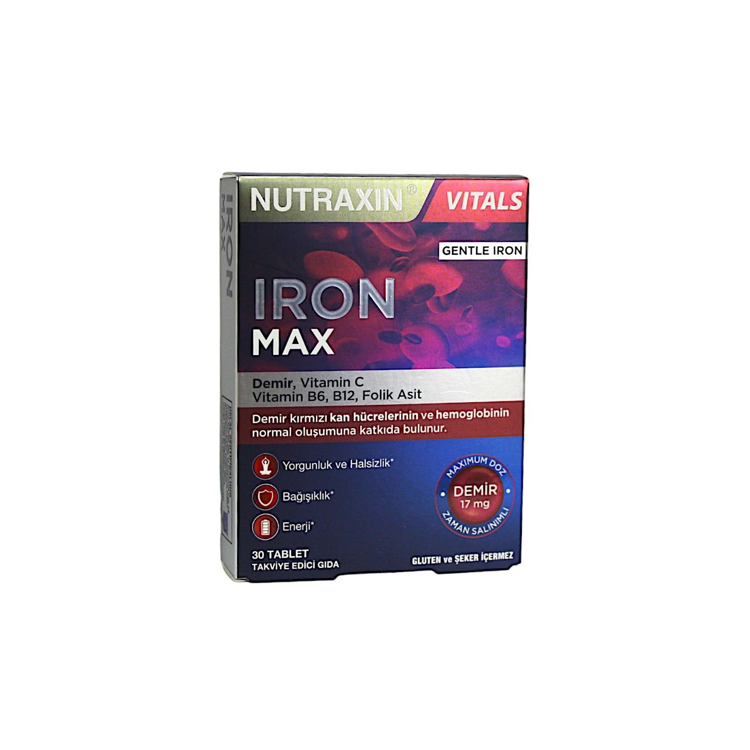 Nutraxin Iron Max Gentle Iron 17 mg 30 Tablet