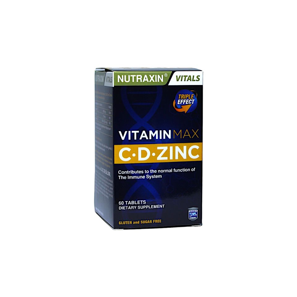 Nutraxin Vitamin Max C, D, Çinko 60 Tablet