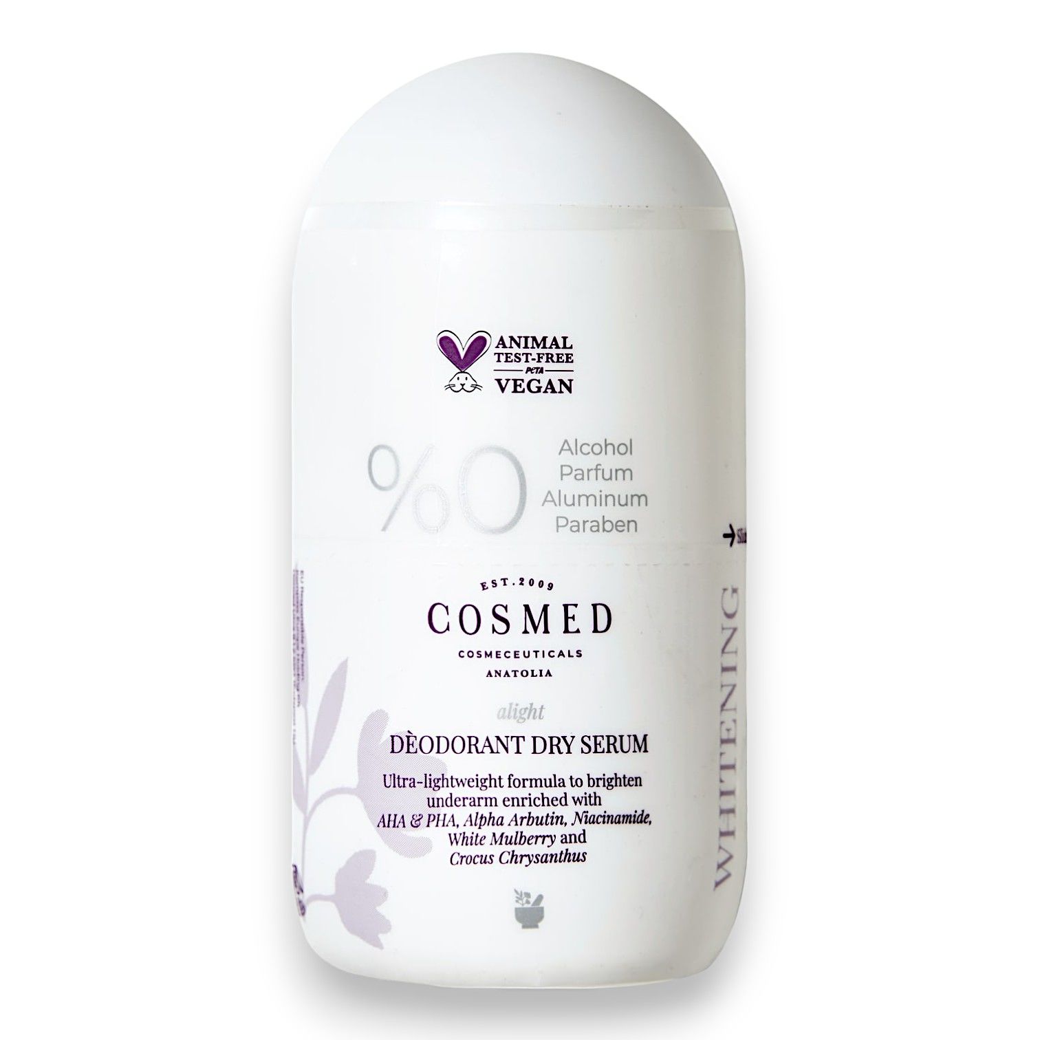 Cosmed Deodorant Dry Serum AHA İçeren Beyazlatıcı Roll–on 50 ml