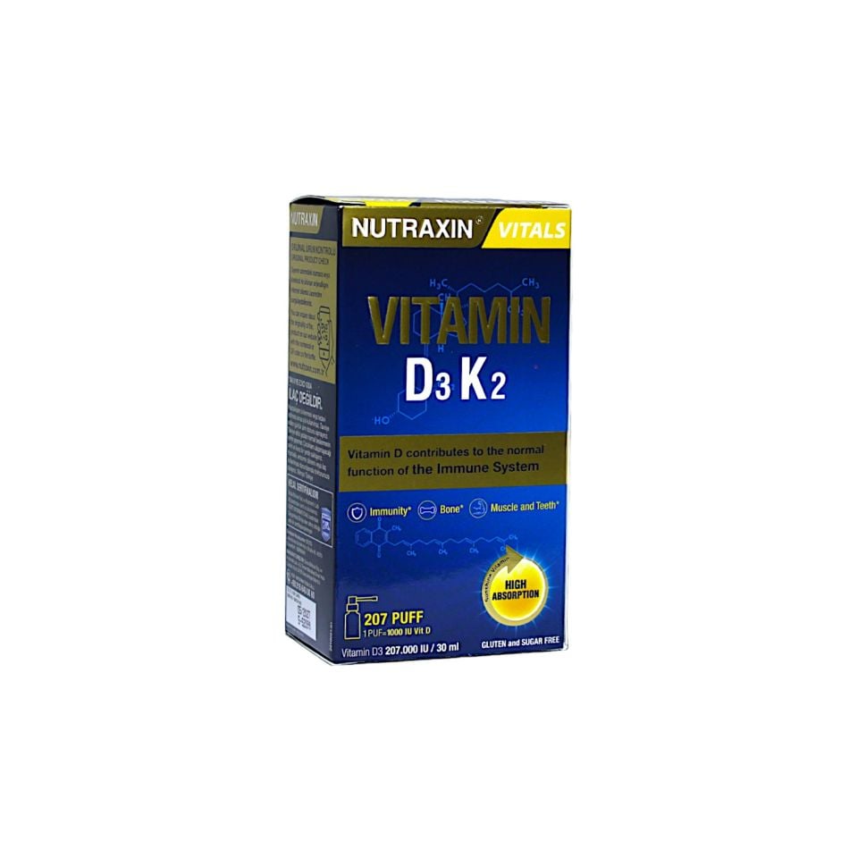 Nutraxin Vitamin D3K2 Sprey 30 mL