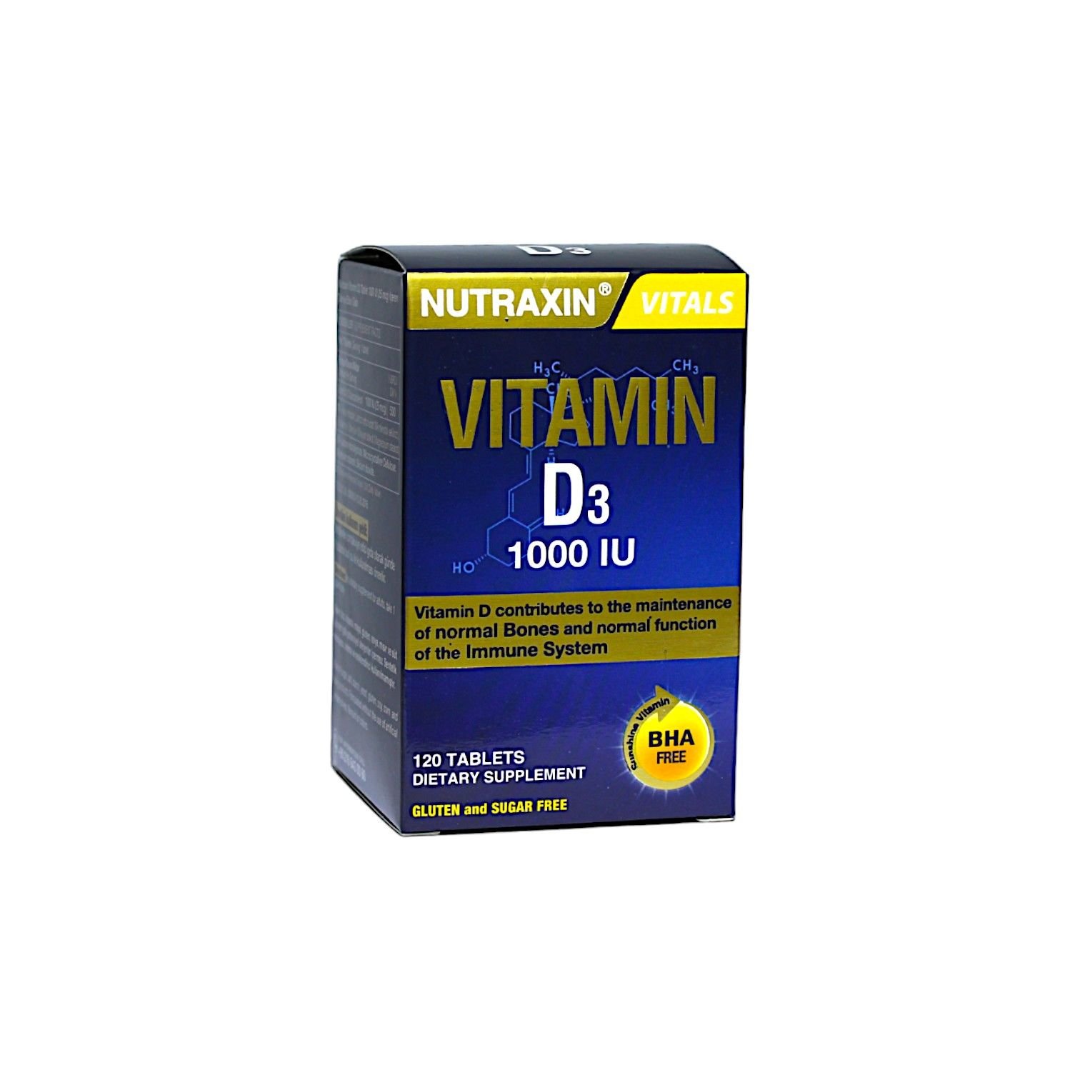 Nutraxin Vitamin D3 1000 IU 120 Tablet